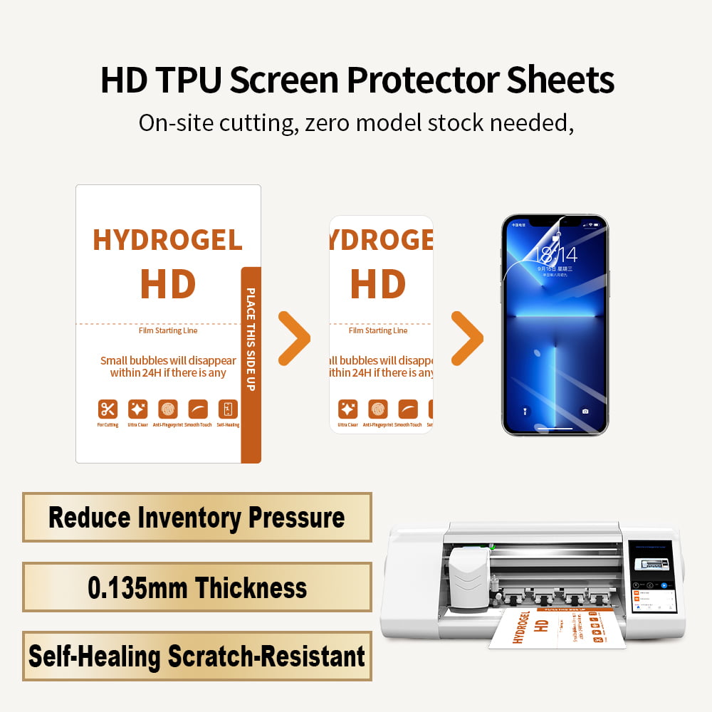 HD Clear EPU Screen Protector Sheet