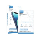 Antibacterial soft TPU screen protector sheets anti fingerprint coating bubble free delicate touch impact scratch protection