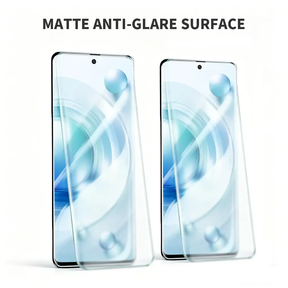 Hydrogel film screen protector sheet matte finish with clear high definition display