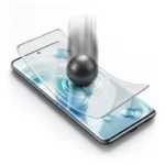 Flexible hydrogel film cushions shock anti shatter on impact