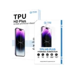 TPU screen protector film sheets real glass feel shatter proof bubble free responsive touch
