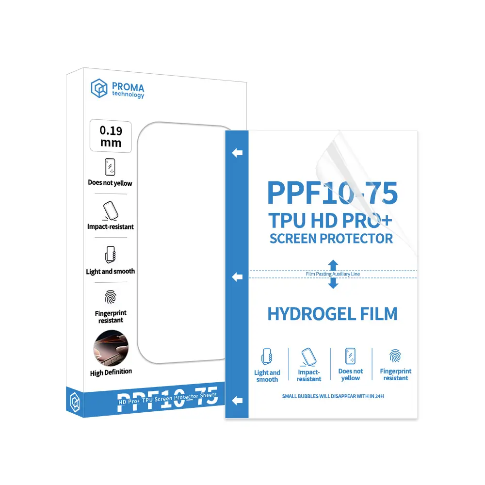 PPF Hydrogel Film Protector Sheet 0.19mm anti yellowing impact resistant fingerprint resistant high definition
