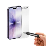Silicone adhesive screen protector sheet 03mm knife scratch resistant