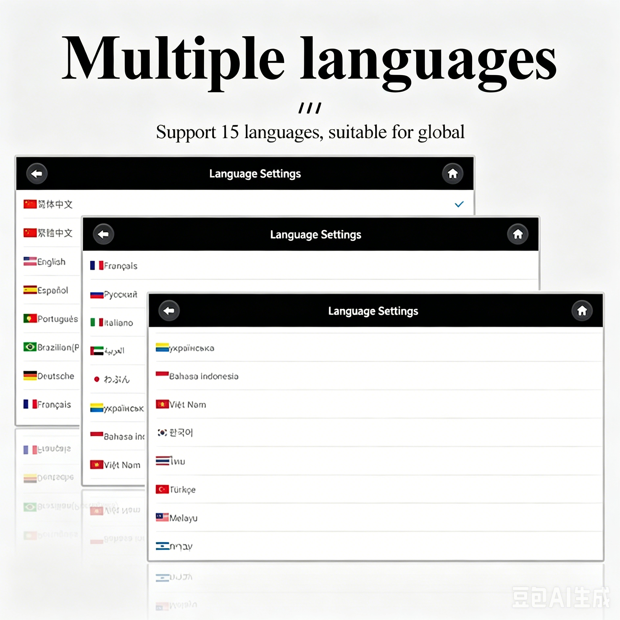 Mobile screen protector cutting machine supports 15 languages global use