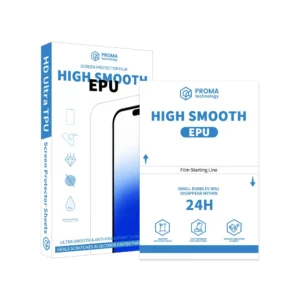 Soft screen protector sheet EPU ultra smooth anti fingerprint heals scratches fast shatterproof drop resistant