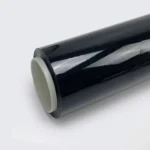 Black car wrap glossy TPU finish
