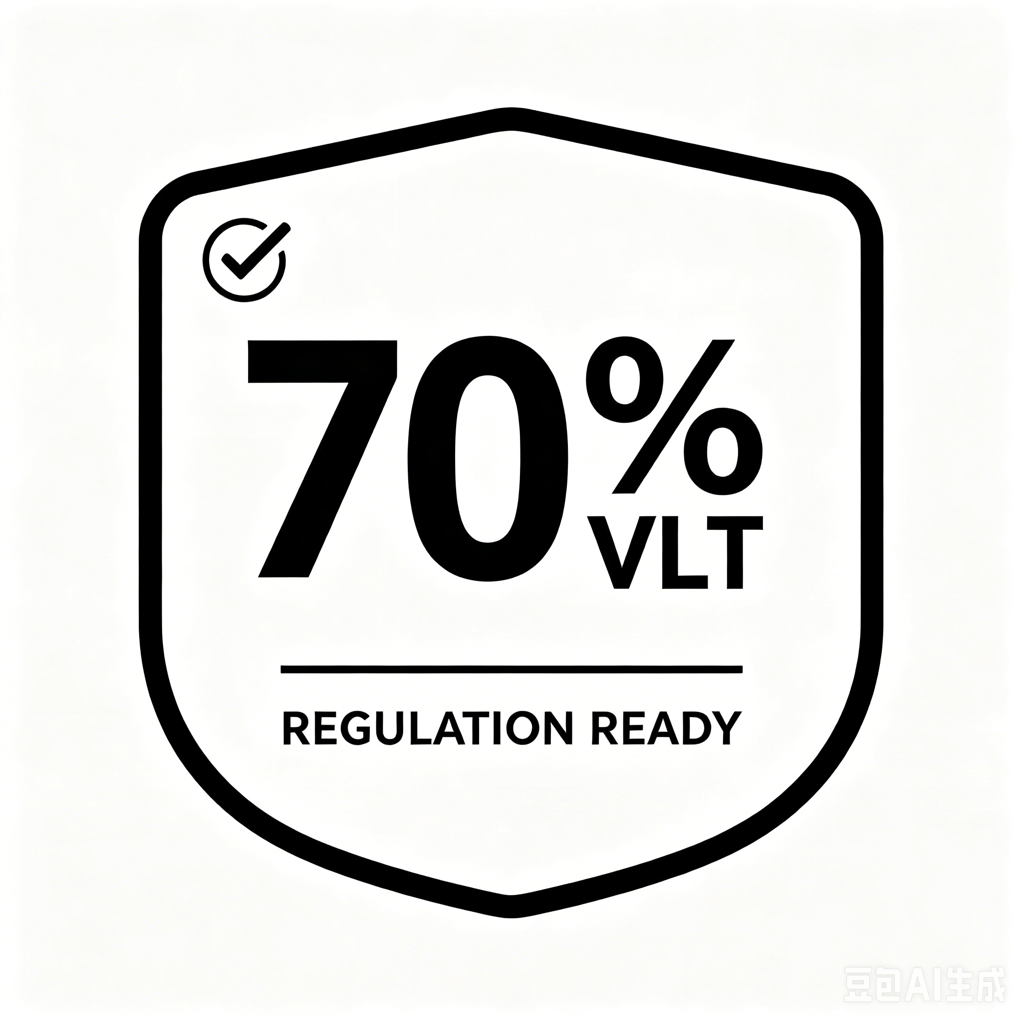 70% VLT nano ceramic film compliant front tint