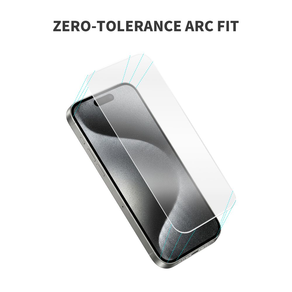 Soft screen protector sheet perfect round corner alignment with guide lines