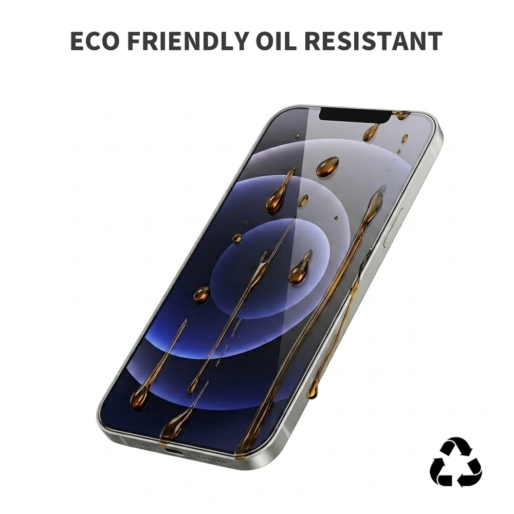 EPU phone screen protector sheet water beads roll off eco friendly anti oil