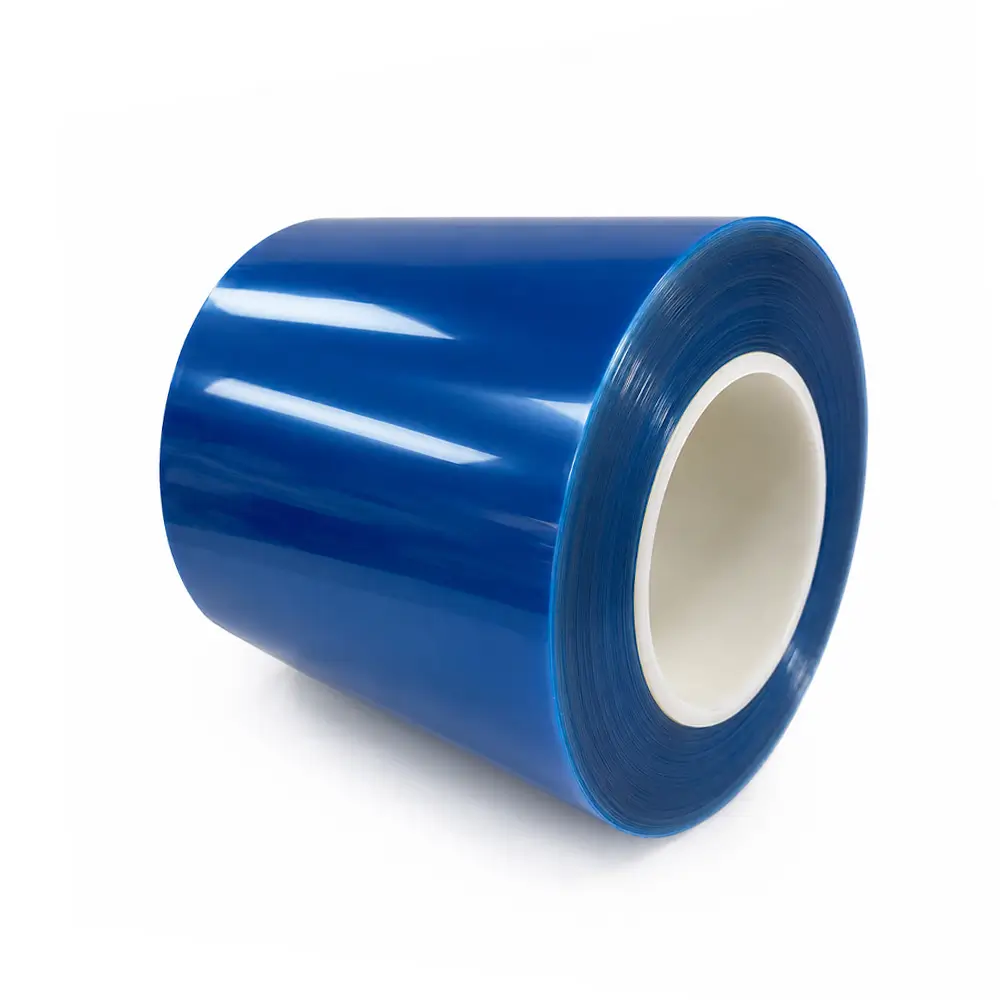 Matte Screen Protector Film Roll blue outer packaging layer protective wrap for cutting machine
