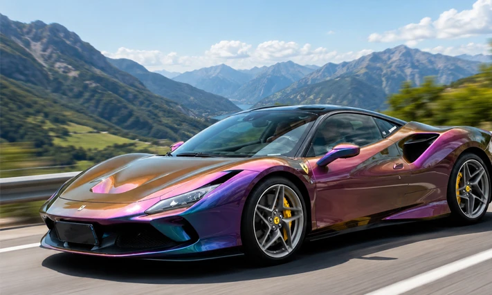 Fancy Galactic Sparkling Chameleon Color PPF