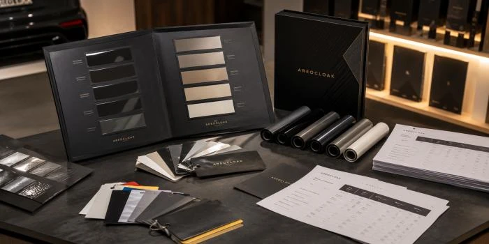 Product evaluation tools and color samples