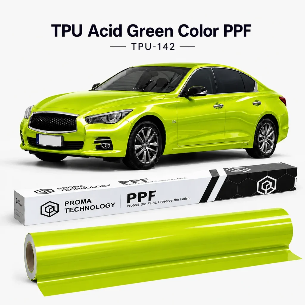 TPU Acid Green Color PPF-Main Image