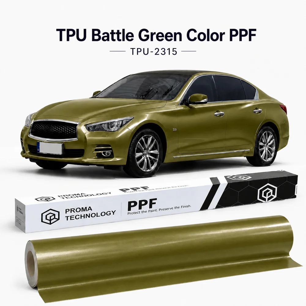 TPU Battle Green Color PPF-Main Image