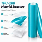 TPU Bay Blue Color PPF Car Paint Protective Film