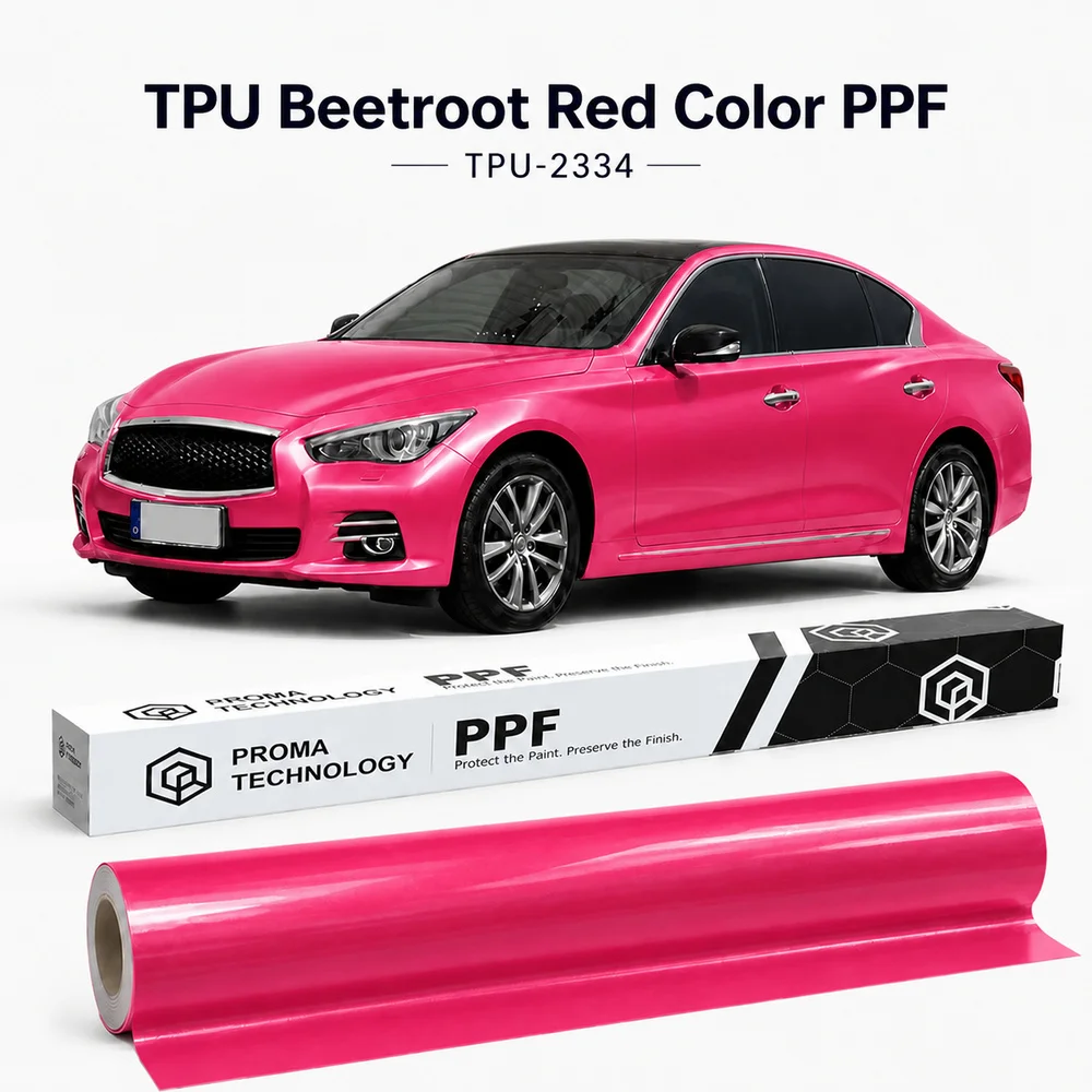 TPU Beetroot Red Color PPF-Main Image