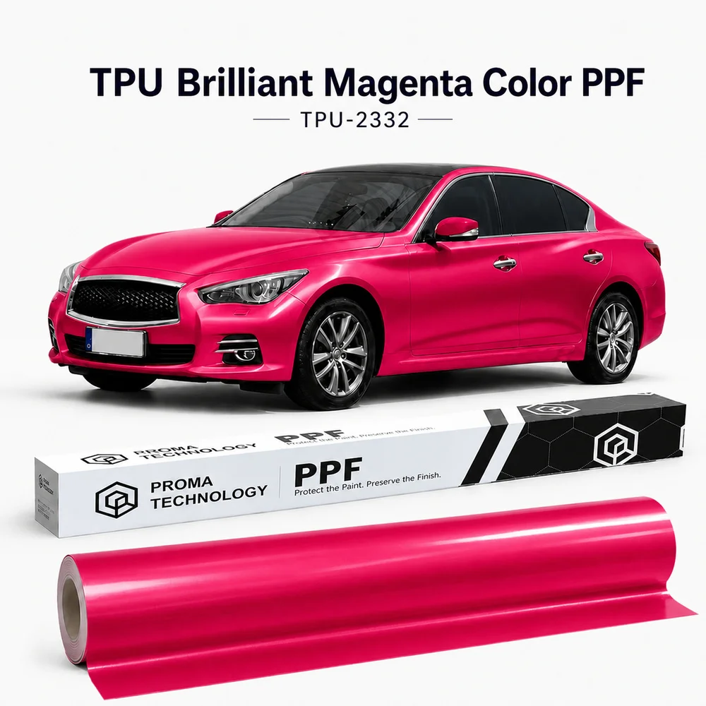 TPU Brilliant Magenta Color PPF-Main Image