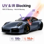 TPU Byron Bay Blue Color PPF Film For Car