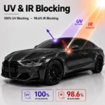 TPU Carbon Fiber Black Color PPF Self-adhesive Car Protection Film