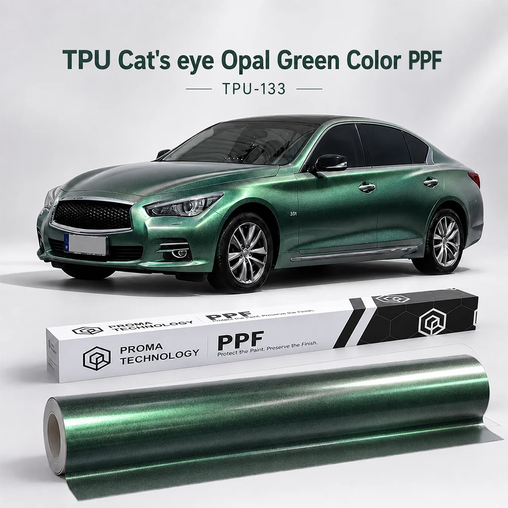 TPU Cat eye Opal Green Color PPF-Main Image