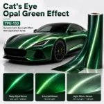 TPU-133 Cats eye Opal Green-Color effect