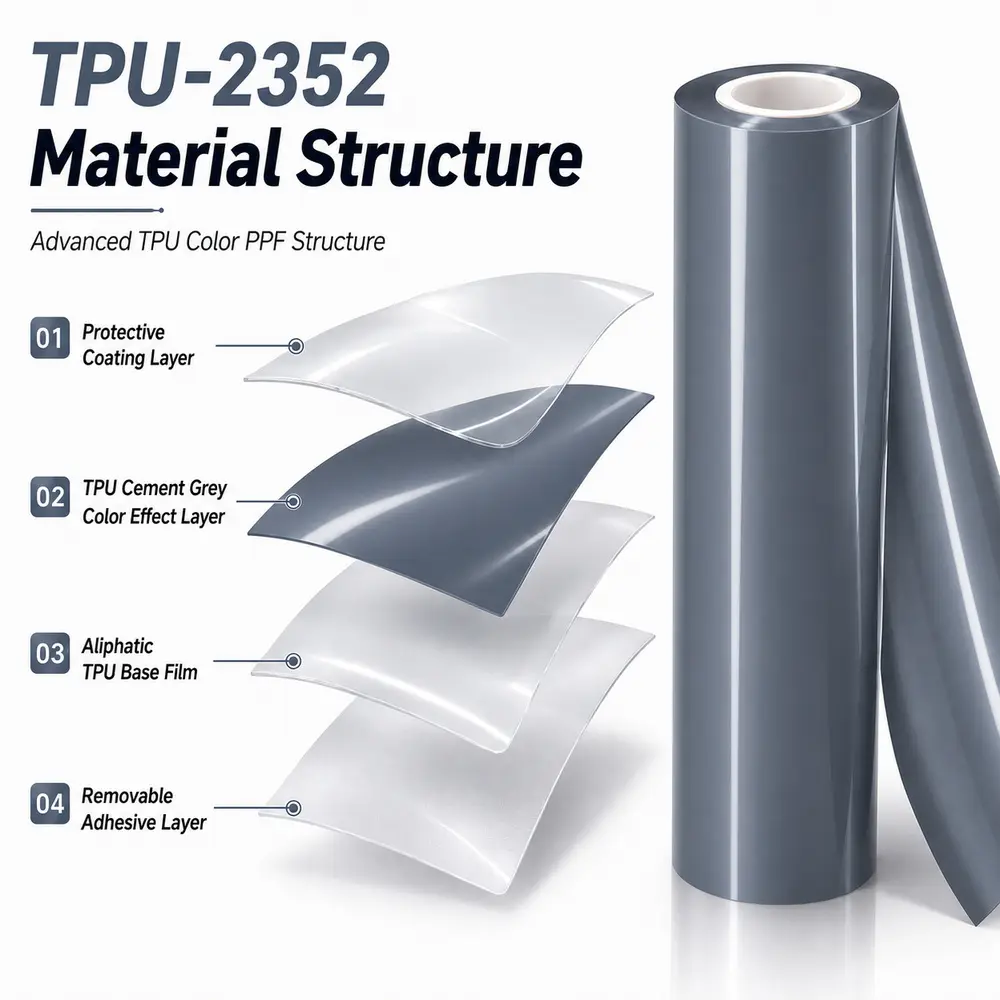 TPU Cement Grey Color PPF