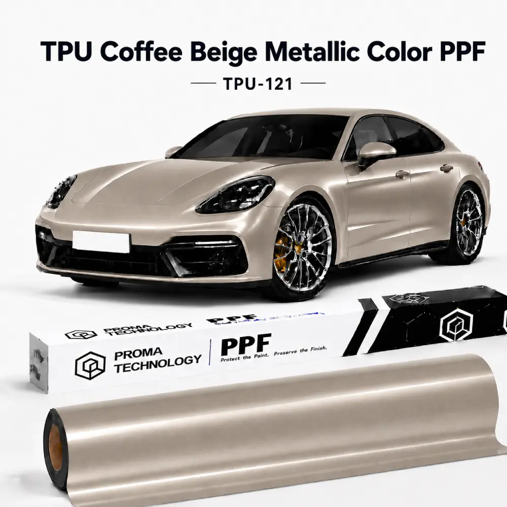 TPU Coffee Beige Metallic Color PPF-main image