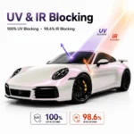 TPU Cream Red White Pearlescent Color PPF Paint Protection Film For Car
