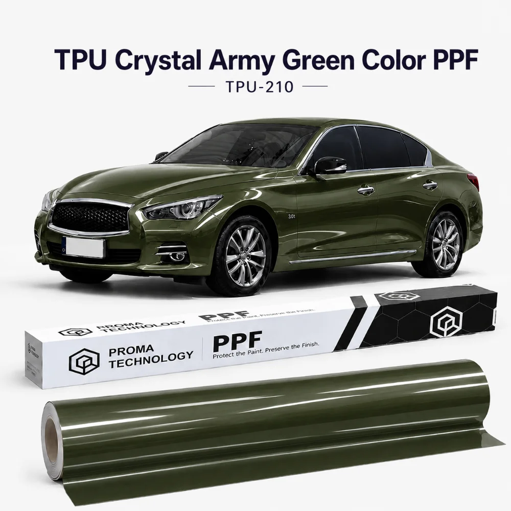 TPU Crystal Army Green Color PPF-Main Image