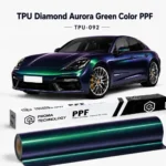 TPU Diamond Aurora Green Color PPF