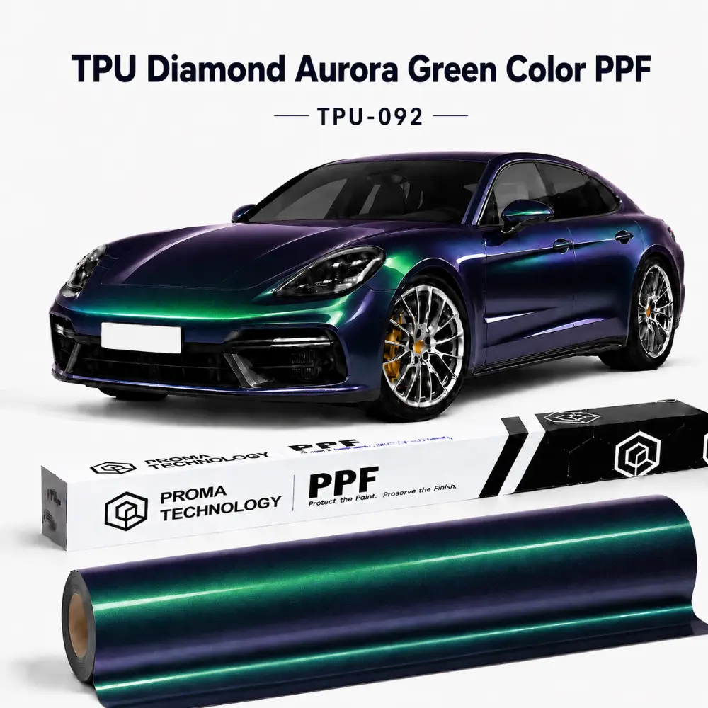 TPU Diamond Aurora Green Color PPF