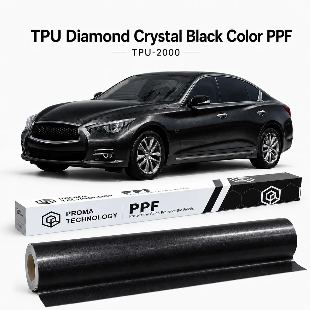 TPU Diamond Crystal Black Color PPF-Main Image