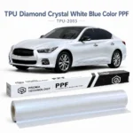 TPU Diamond Crystal White Blue Color PPF-Main Image