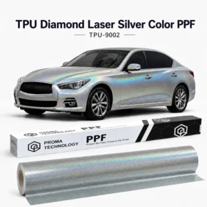 TPU Diamond Laser Silver Color PPF-Main image display