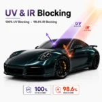 TPU Endless Mountain Green Color PPF Car Protection TPU Film