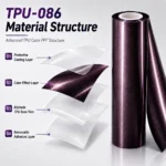 TPU Eve Purple Color PPF Paint Protection Film For Car