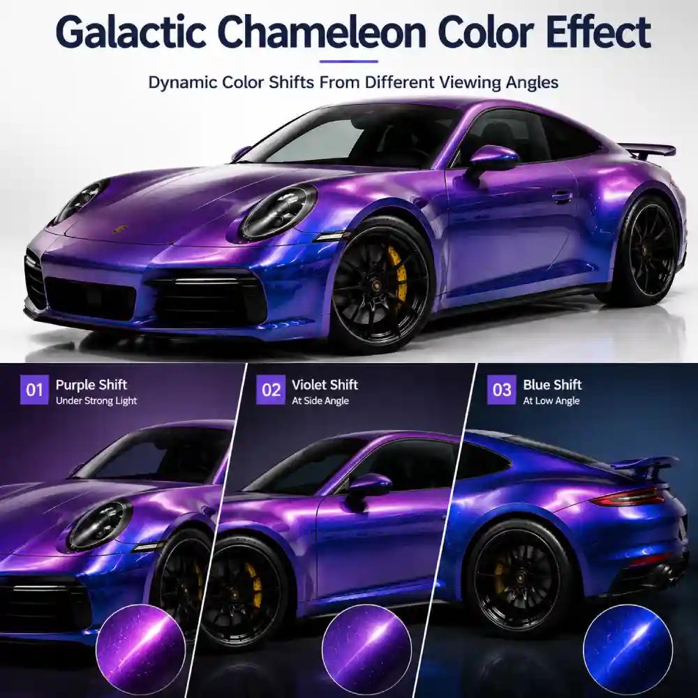 PROMA TPU Fancy Galactic Sparkling Chameleon Color PPF-color effect