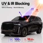 TPU Fragment Forged Carbon Black Color PPF Car Paint Protective Film