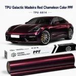 TPU Galactic Madeira Red Chameleon Color PPF