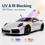 TPU Glitter Blue Diamond Color PPF Film For Car
