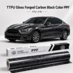 TPU Gloss Forged Carbon Black Color PPF-Main Image