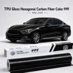 TPU Gloss Hexagonal Carbon Fiber Color PPF-Main image display