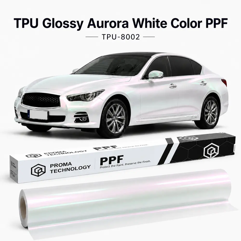 TPU Glossy Aurora White Color PPF-Main image