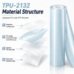 TPU Glossy Crystal Glacier Blue Color PPF