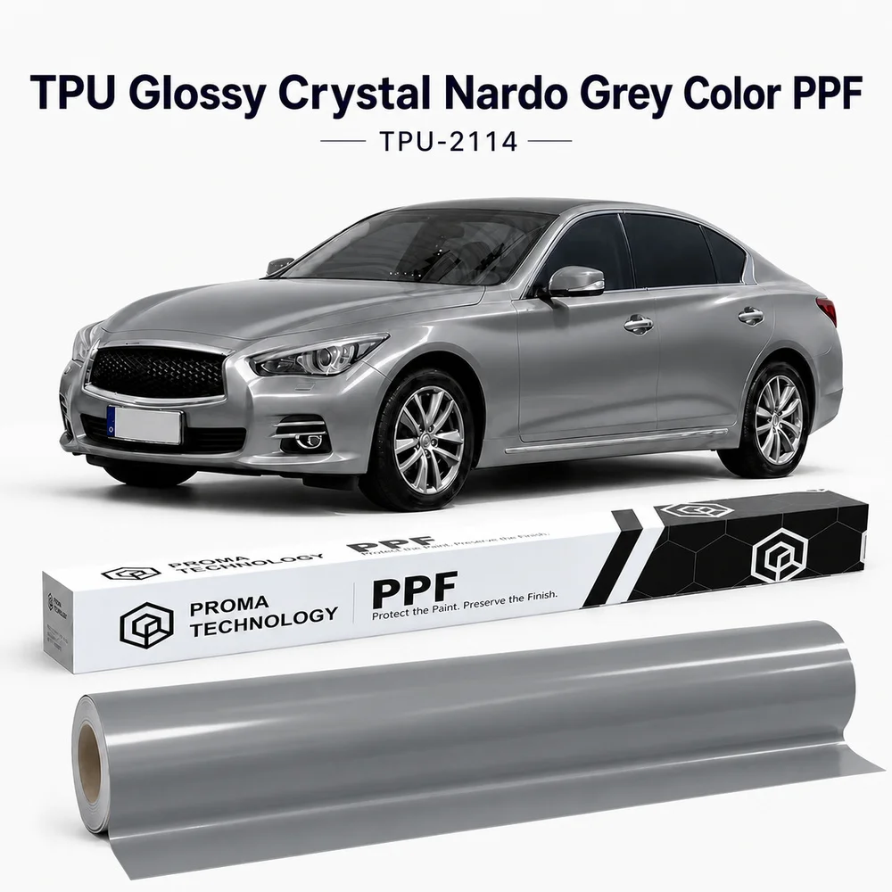 TPU Glossy Crystal Nardo Grey Color PPF-Main Image