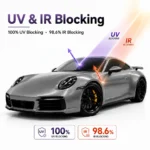 TPU Glossy Crystal Nardo Grey Color PPF Car Protection Film