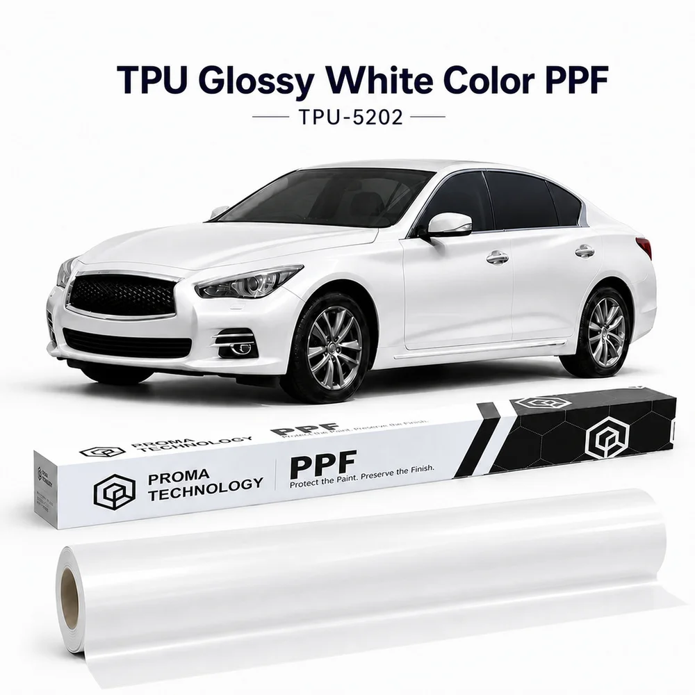 TPU Glossy White Color PPF-Main image