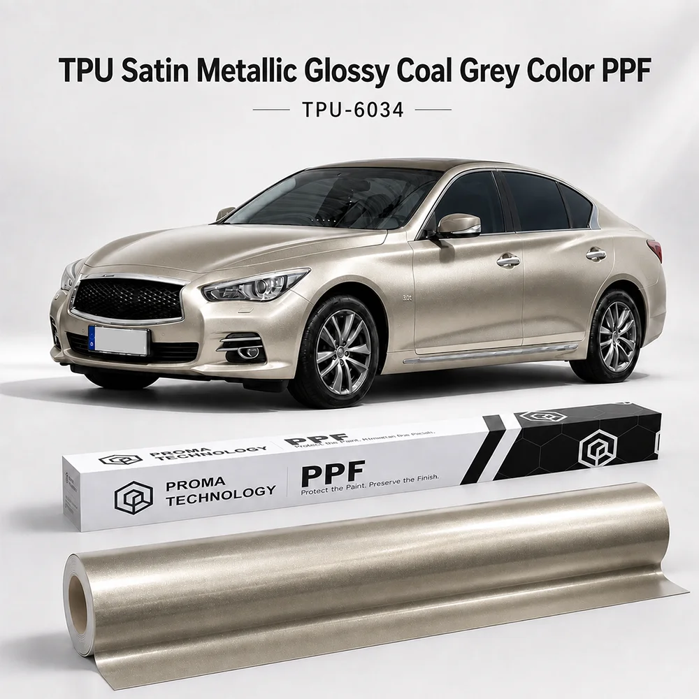 TPU Golden Champagne Color PPF-Main Image