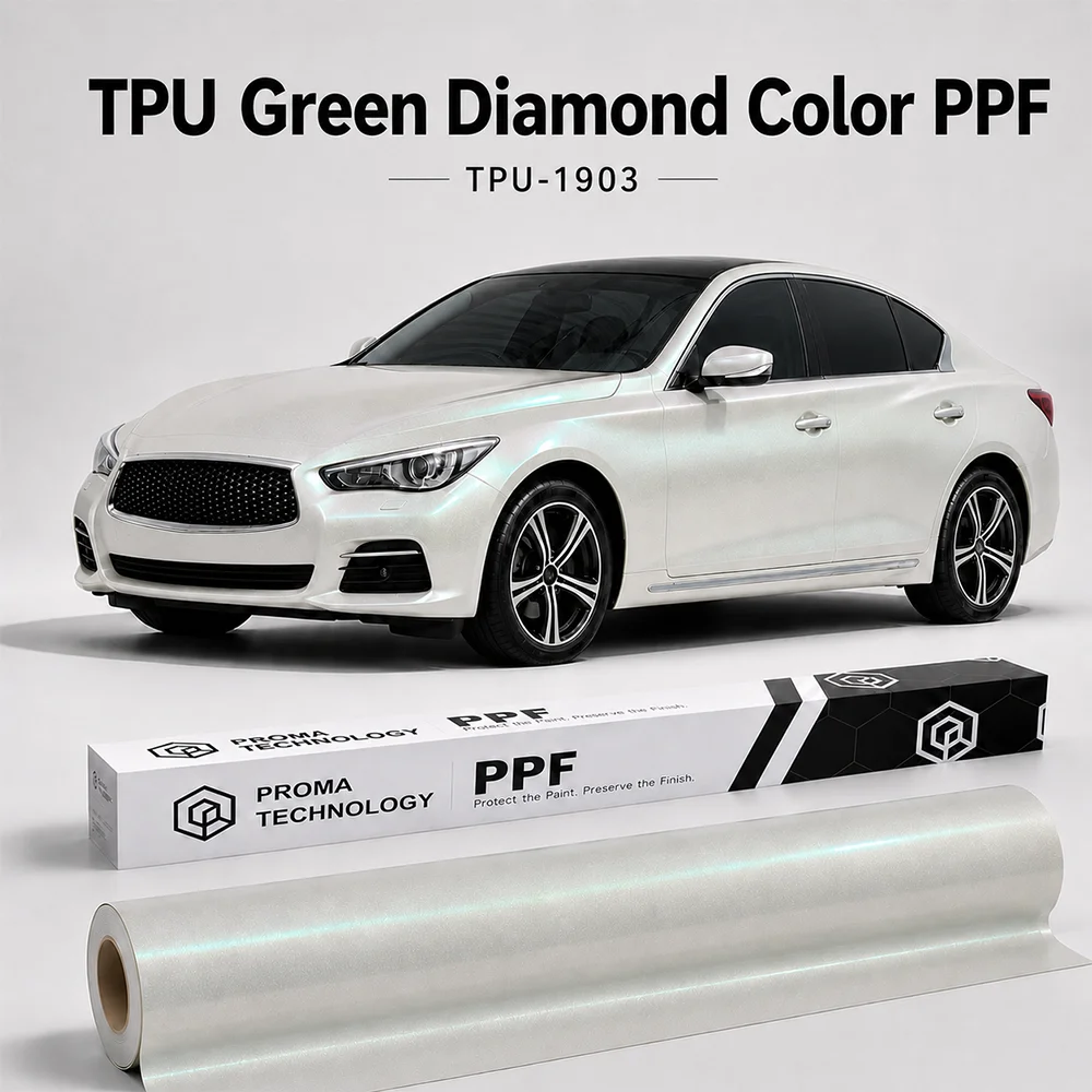 TPU Green Diamond Color PPF-Main image display