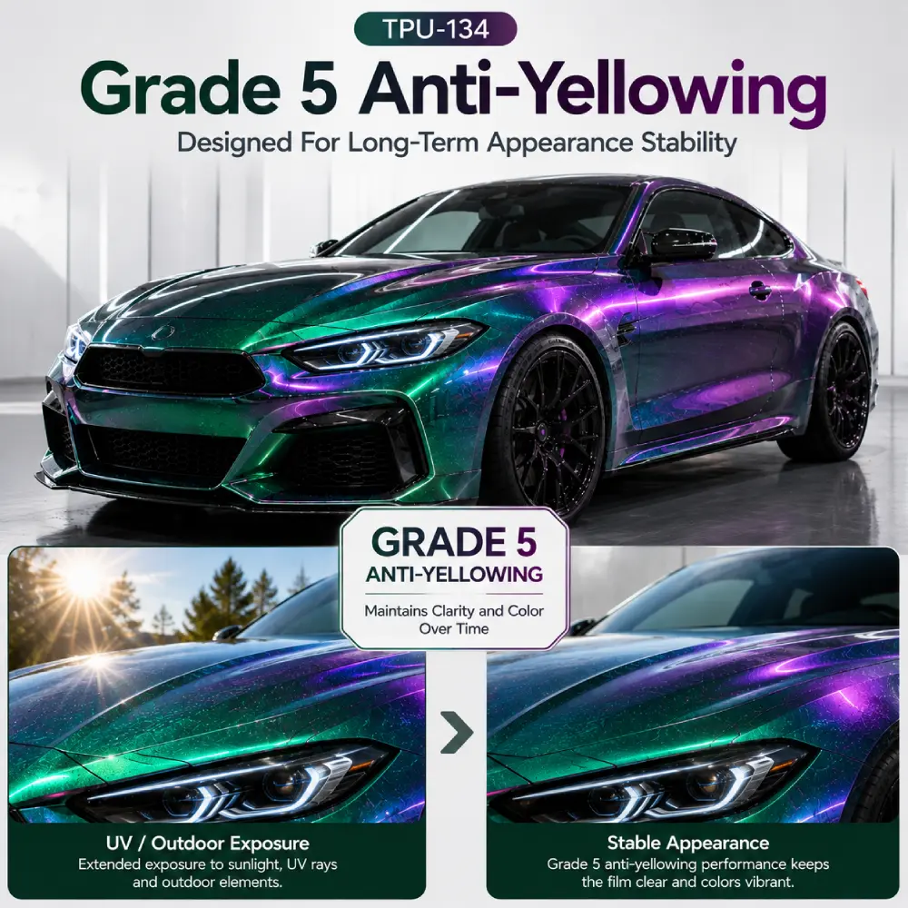 TPU Green Galaxy Color PPF Paint Protection Film